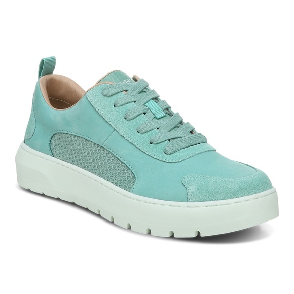 VIONIC Teal Suede Platform Sneaker